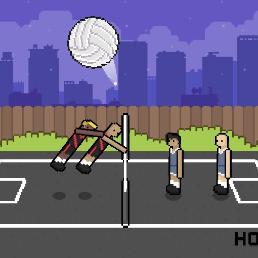 Navigate your character intelligently when playing Volley Random